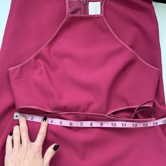 Cinq a Sept Orchid Halter Yael Dress - Picture 14 of 16